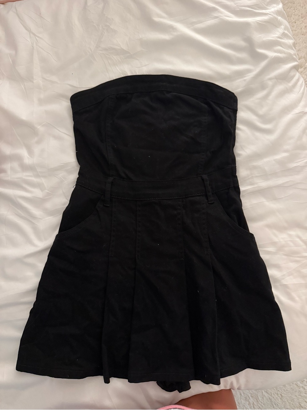 Strapless Black Women's Dress